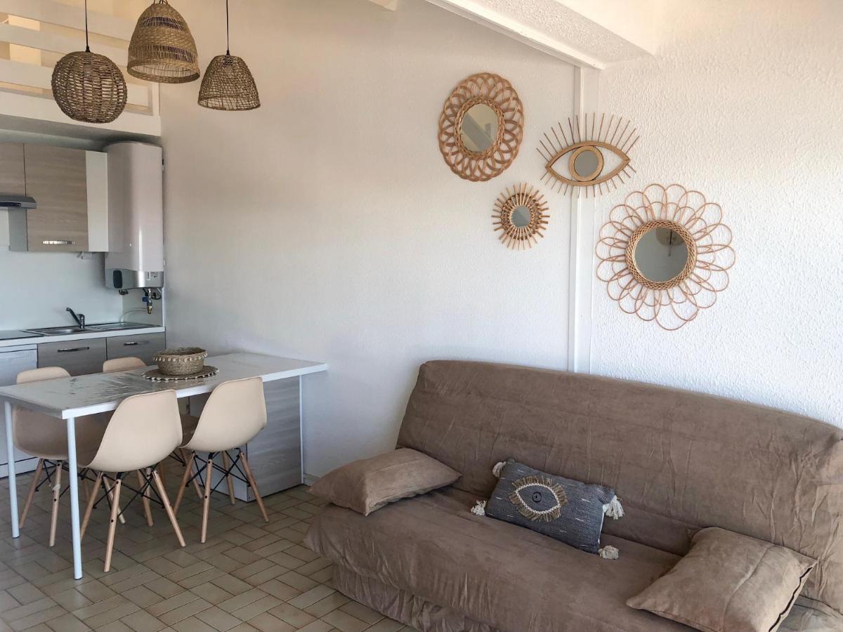 Studio Vue Mer Les Flots Bleus Valras-Plage Exterior photo